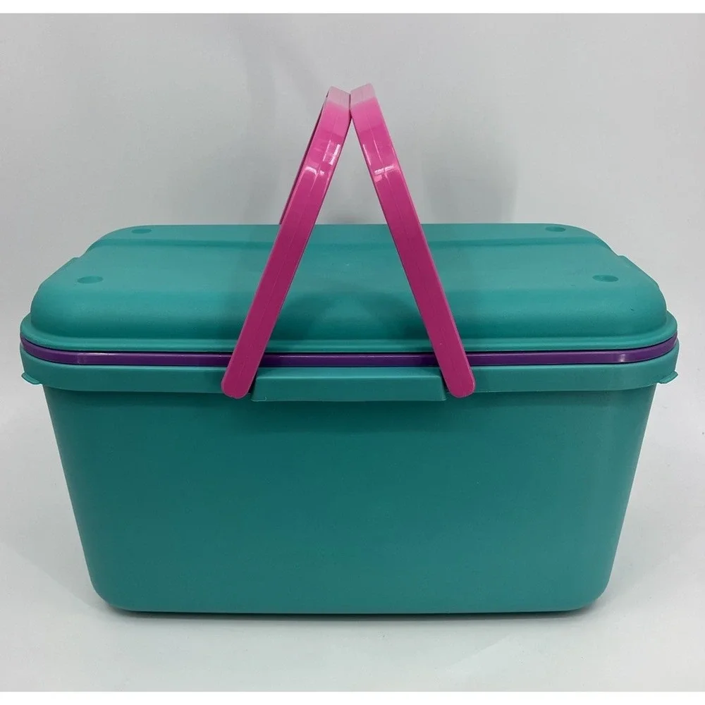 Vintage Eagle Craftstor Craft Sewing Storage Tote Organizer with Tray 18